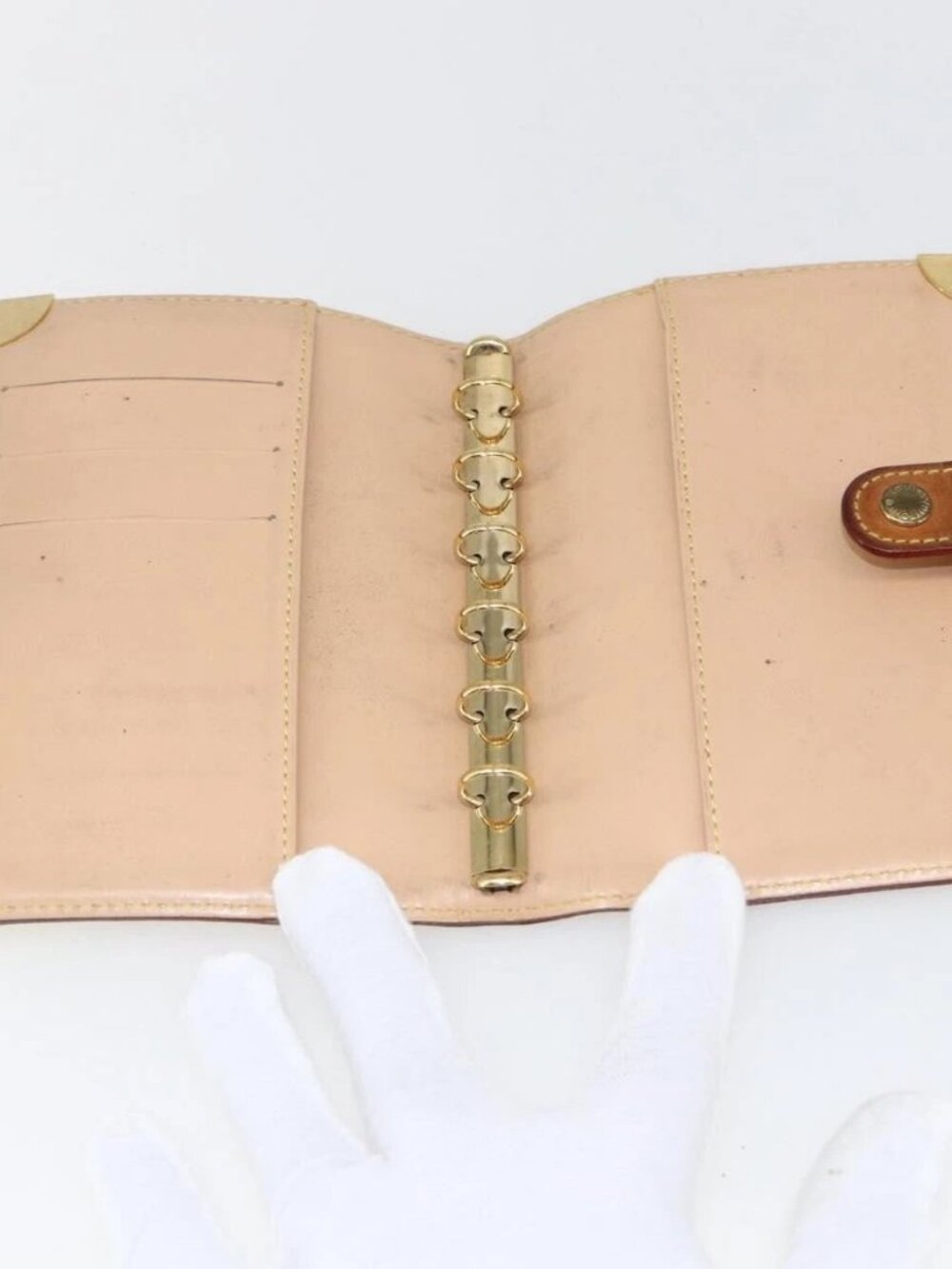 LOUIS VUITTON Multicolor Agenda PM Day Planner Cover White R21074 LV Auth 170796 - Picture 8 of 16
